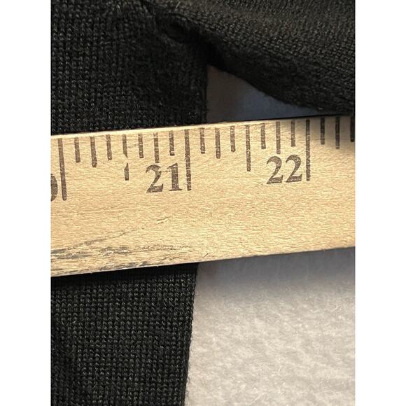 Tricots st Raphael Sweater Quarter Zip Black Size L Mock Neck - Picture 4 of 12